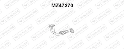 Exhaust Pipe Mazda 323 II Saloon · Mazda 323 III Station Wagon · Mazda 323 III Saloon