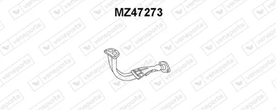 Exhaust Pipe Mazda 323 II Saloon · Mazda 323 III Hatchback · Mazda 323 III Saloon