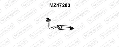 Front Muffler Mazda E Van