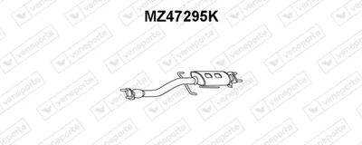 Catalytic Converter Mazda 323 C V · Mazda 323 F V