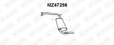 Posterior silencer VENEPORTE MZ47298