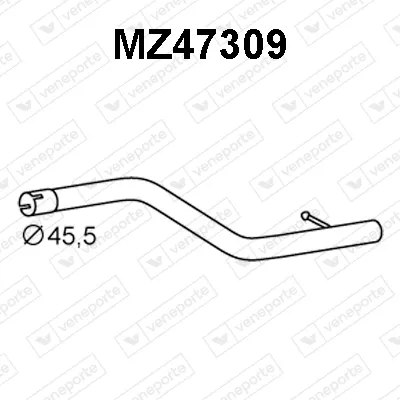Exhaust Pipe Mazda 3 · Mazda 3 Saloon
