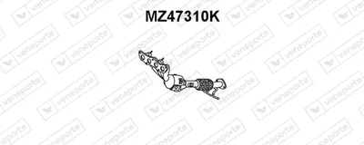 Manifold Catalytic Converter Mazda 3