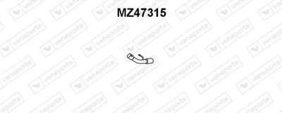 VENEPORTE MZ47315 exhaust pipe