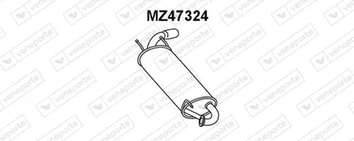 Rear Muffler Mazda MX-5 II