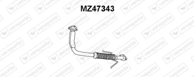 Exhaust Pipe Mazda 626 IV Hatchback