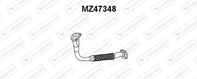 Exhaust Pipe Mazda 626 III Station Wagon · Mazda 626 III Hatchback