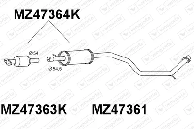 Catalytic Converter Mazda 5