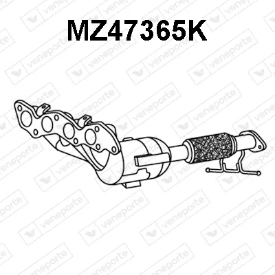 Manifold Catalytic Converter Mazda 5