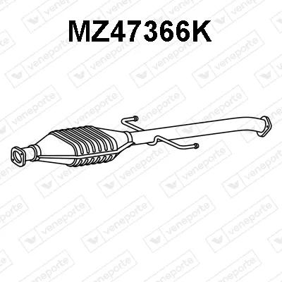 Catalytic Converter Mazda 323 S VI Saloon · Mazda 323 F VI Hatchback