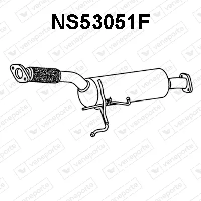 Soot/Particulate Filter, exhaust system Nissan QASHQAI I