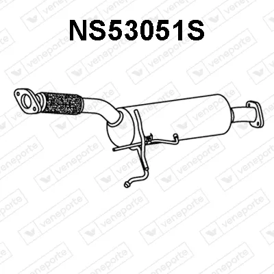 Soot/Particulate Filter, exhaust system Nissan QASHQAI I