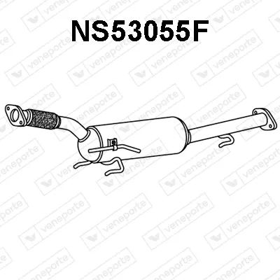 Soot/Particulate Filter, exhaust system Nissan JUKE
