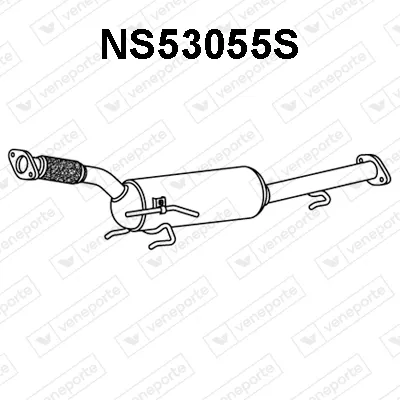 Soot/Particulate Filter, exhaust system Nissan JUKE