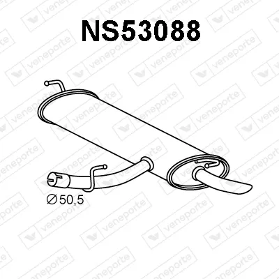 Rear Muffler Nissan QASHQAI I