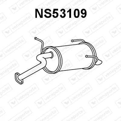 Rear Muffler Nissan MICRA II