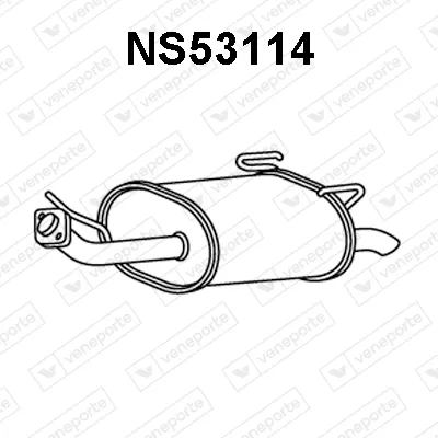 Rear Muffler Nissan PRIMERA · Nissan PRIMERA Hatchback