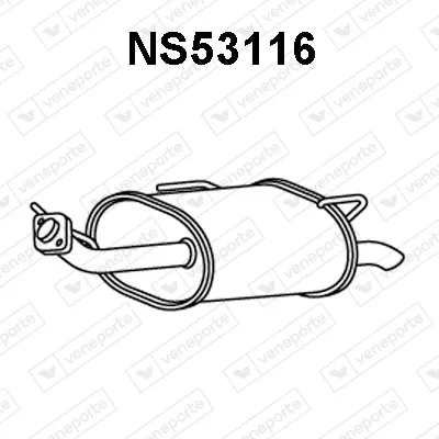 Rear Muffler Nissan PRIMERA Traveller