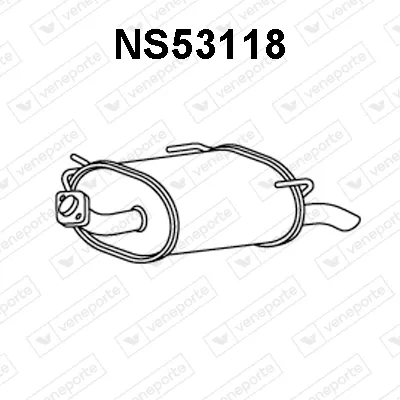 Rear Muffler Nissan PRIMERA Traveller