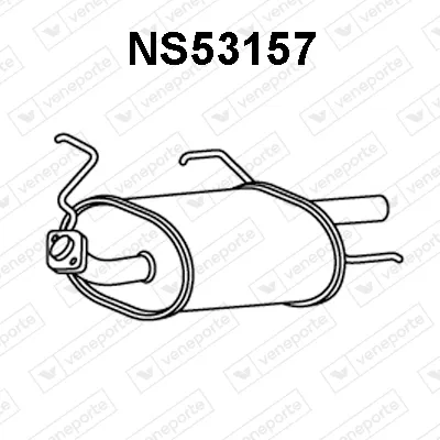 Rear Muffler Nissan PRIMERA Traveller
