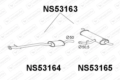 Rear Muffler Nissan QASHQAI I