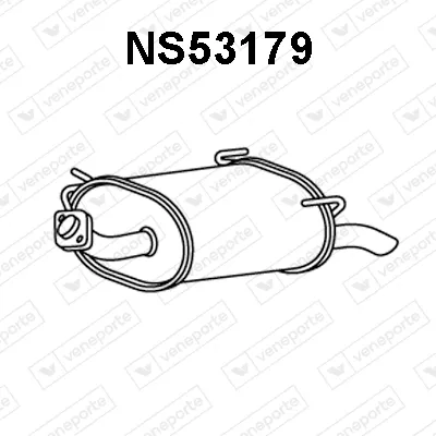 Rear Muffler Nissan PRIMERA · Nissan PRIMERA Hatchback