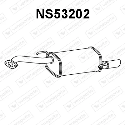Rear Muffler Nissan MICRA C+C III