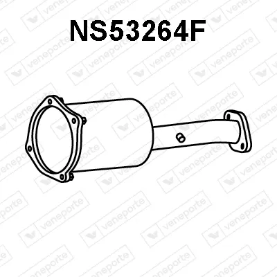 Soot/Particulate Filter, exhaust system Nissan QASHQAI I