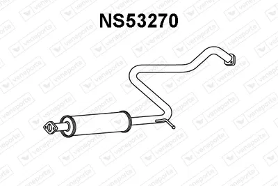 Centre Muffler Nissan ALMERA I Hatchback · Nissan ALMERA I
