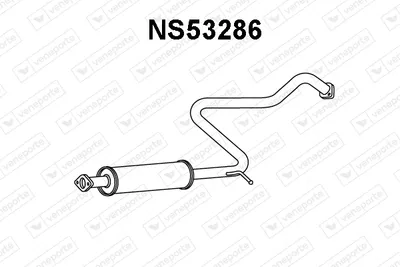 Front Muffler Nissan ALMERA I Hatchback