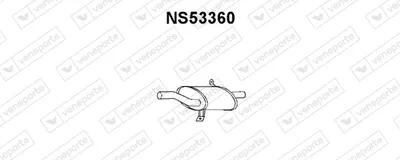 Rear Muffler Nissan SUNNY II