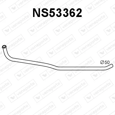Exhaust Pipe Nissan PATROL III/1 Hardtop