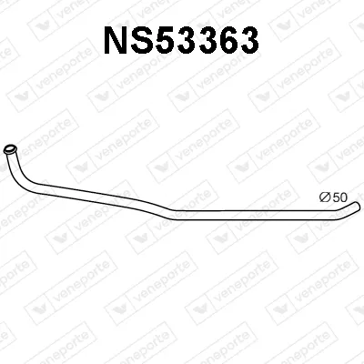Exhaust Pipe Nissan PATROL III/1 Hardtop