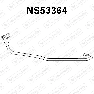 Exhaust Pipe Nissan PATROL III/1 Hardtop