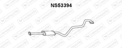 Front Muffler Nissan ALMERA II Hatchback · Nissan ALMERA II