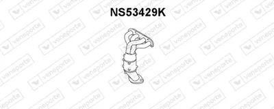 Manifold Catalytic Converter Nissan X-TRAIL I