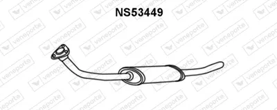 Front Muffler Nissan VANETTE Van