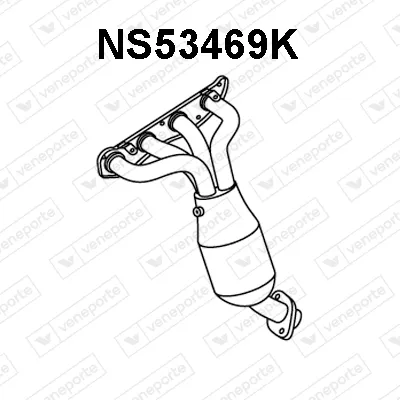 Manifold Catalytic Converter Nissan QASHQAI I