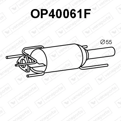 Soot/Particulate Filter, exhaust system Fiat CROMA · Opel VECTRA C · Opel VECTRA C GTS