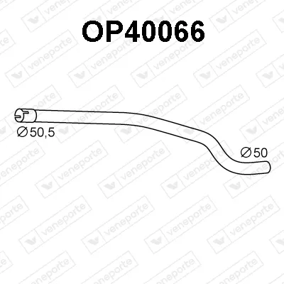 Exhaust Pipe Opel CORSA D · Vauxhall CORSA Mk III