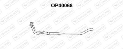 Exhaust Pipe Opel KADETT C Estate · Opel KADETT C