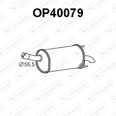 Rear Muffler Opel ASTRA H · Opel ASTRA H Estate · Opel ASTRA H GTC