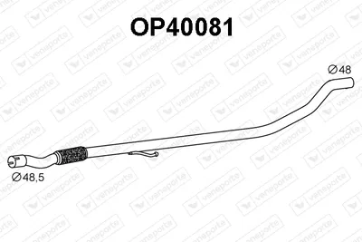 Exhaust Pipe Opel CORSA D · Opel CORSA D Hatchback Van · Vauxhall CORSA Mk III