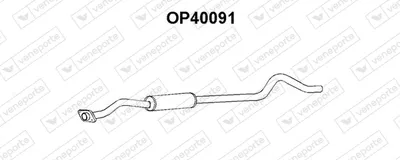 Front Muffler Opel KADETT D
