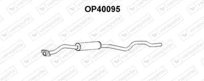 Front Muffler Opel KADETT D Estate