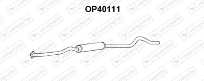 Front Muffler Opel KADETT D