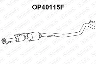 Soot/Particulate Filter, exhaust system Opel ZAFIRA / ZAFIRA FAMILY B · Opel ZAFIRA B Box Body/MPV · Vauxhall ZAFIRA Mk II