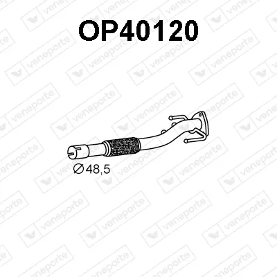 Exhaust Pipe Opel CORSA D · Opel CORSA D Hatchback Van · Vauxhall CORSA Mk III