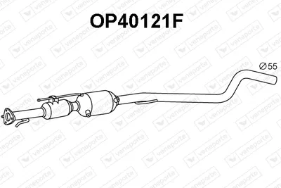 Soot/Particulate Filter, exhaust system Opel ASTRA H · Opel ASTRA H GTC · Opel ASTRA H TwinTop