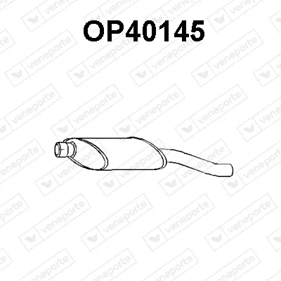 Rear Muffler Opel KADETT D